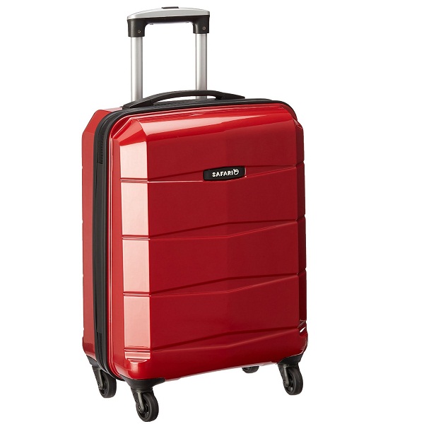 Safari ReGloss Polycarbonate 55 cms Red Hardsided Carry On 