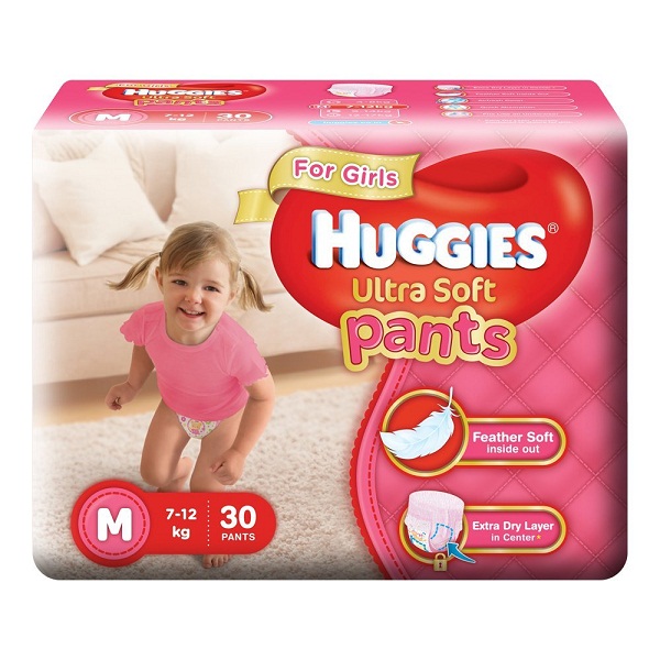Huggies Ultra Soft Pants Medium Size Premium Diapers