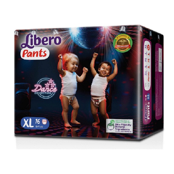 Libero Extra Large Size Diaper Pants 16 Counts