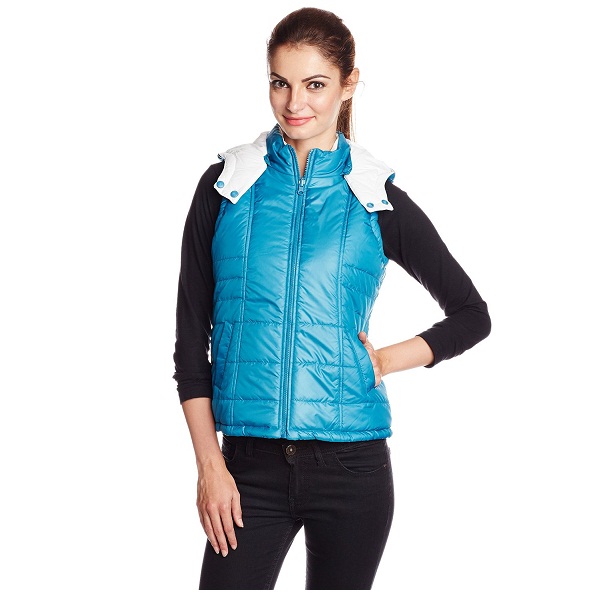 People Womens Quilted Casual Jacket