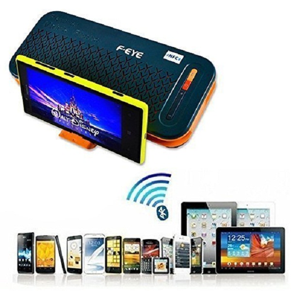 F EYE Mobile Bluetooth Speaker with Call Attending Option Rechargable with 5000mAh Power Bank