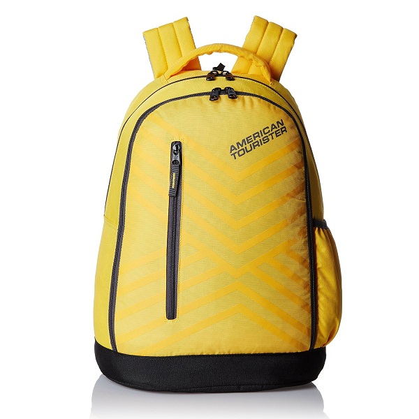 American Tourister Ebony Yellow Casual Backpack