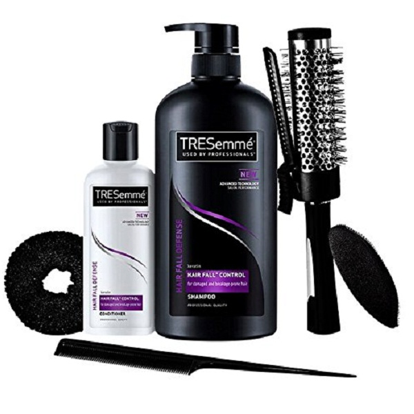 TRESemme Free Hair Styling Kit Worth Rs 500 with Hair Fall Defense Shampoo 580ml and Conditioner 85ml