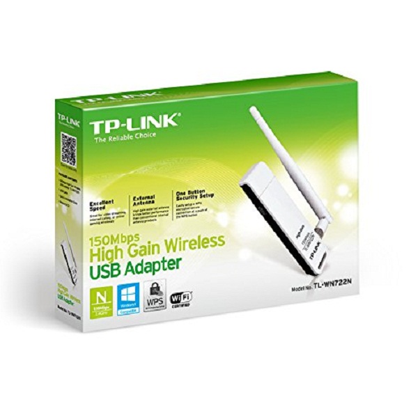 TP Link TL WN722N 150Mbps Wireless USB Adapter