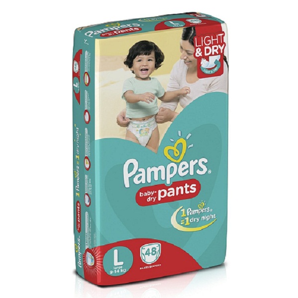 Pampers Large Size Diaper Pants 48 Count