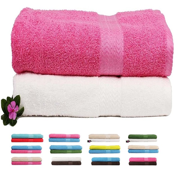 Trident 450 GSM Premium Cotton 2 Pcs Bath Towels