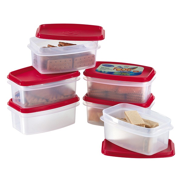 Primeway Modular Kitchen Food Savers Plastic Storage Containers 6 Pcs Set