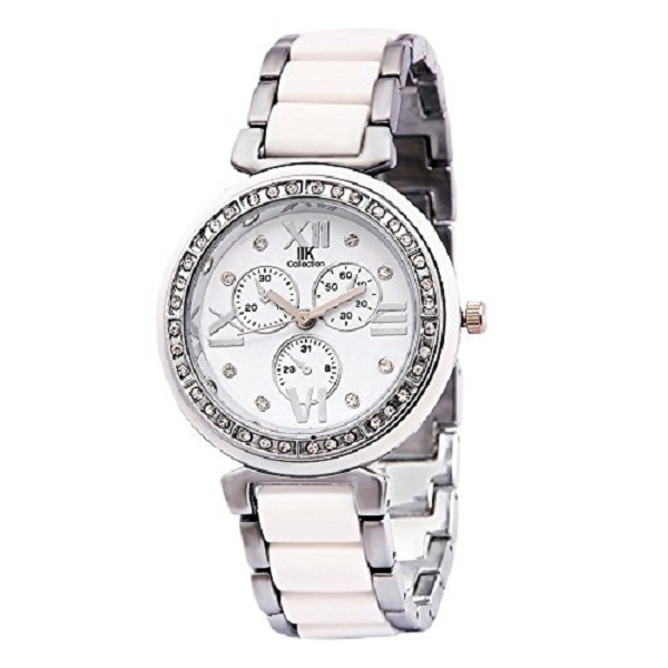 Iik Collection Analog White Dial Womens Watch