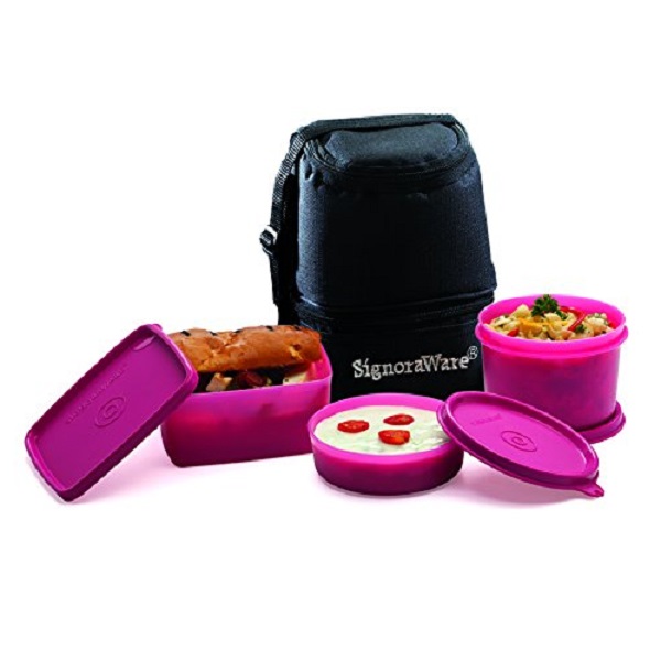 Signoraware Trio Lunch Box with Bag
