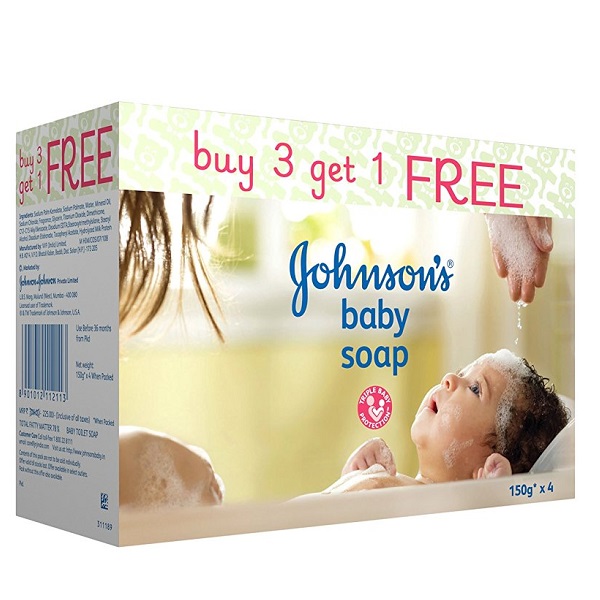 Johnsons baby soap 150g Buy 3 get 1 FREE