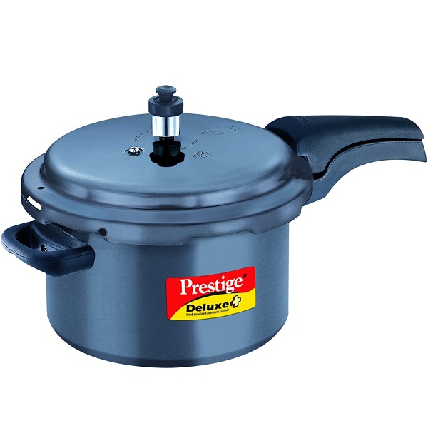 Prestige Deluxe Plus Hard Anodized Outer Lid Pressure Cooker