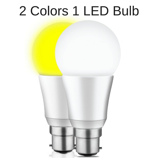 Mansaa DualShine 2 Colors in 1 LED Bulb 9W Smart LED Bulb