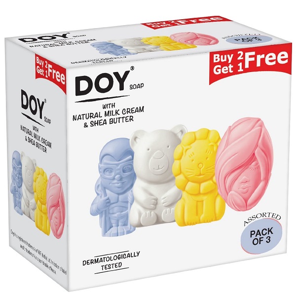 Doy Assorted Pack Soaps 75g Pack of 3