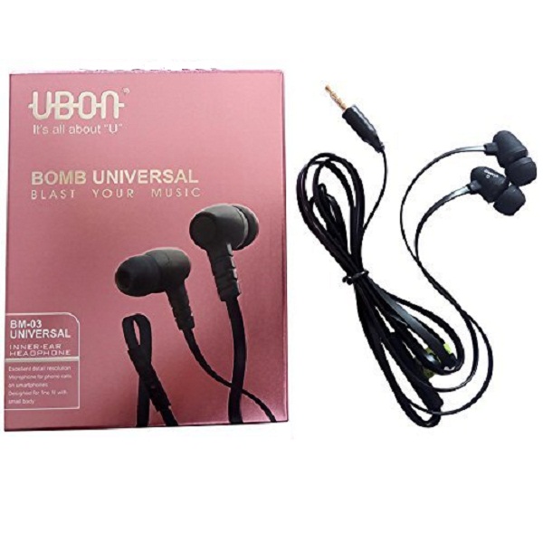 Ubon UNIVERSAL Audio Bass In Ear Earphone with Mic
