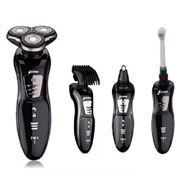Gixmo wet and dry rechargeable electric shaver with trimmer