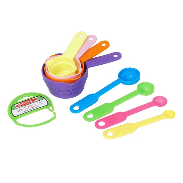 One Stop Shop Slings 8Pcs Measuring Cup and Spoon Set