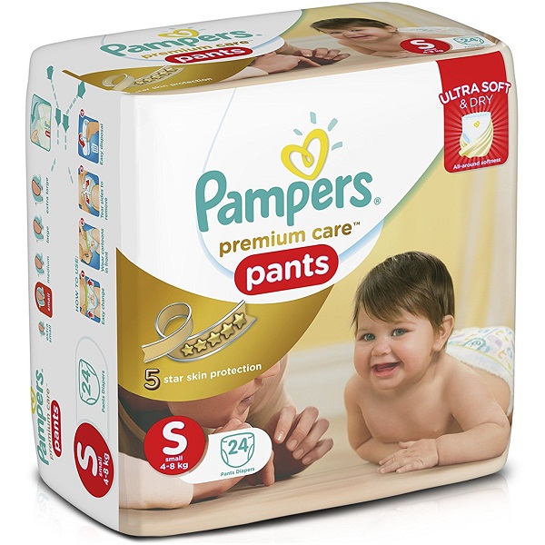 Pampers Premium Care Small Size Diaper Pants 24 Count