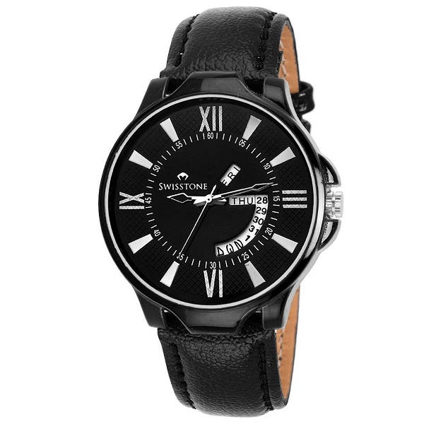 Swisstone Leather Strap Watch