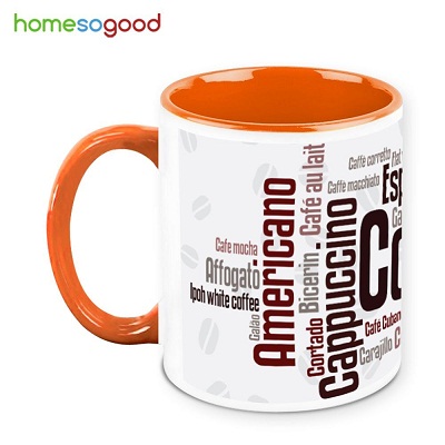 HomeSoGood Americano Cappuccino Coffee Mug