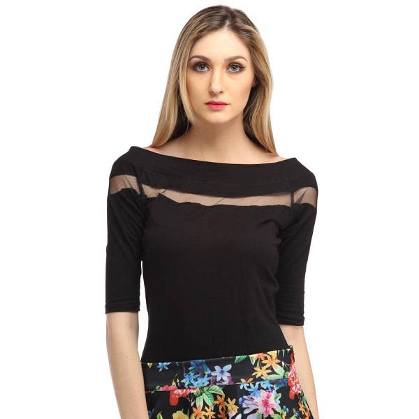Cation Womens Black Top
