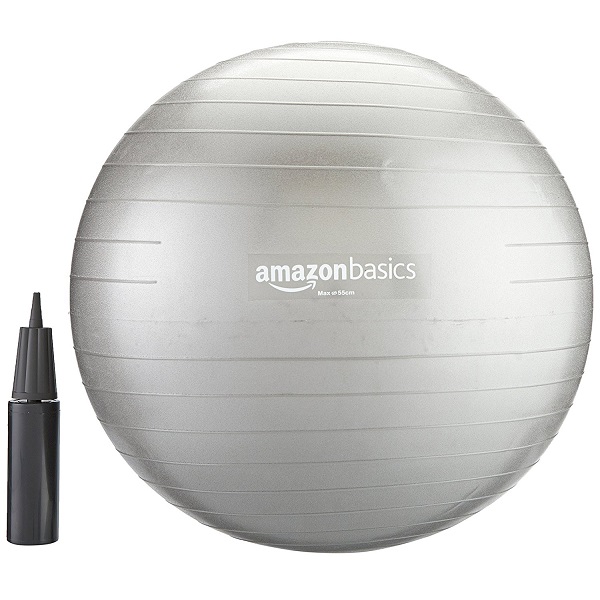 AmazonBasics Balance Ball with Hand Pump