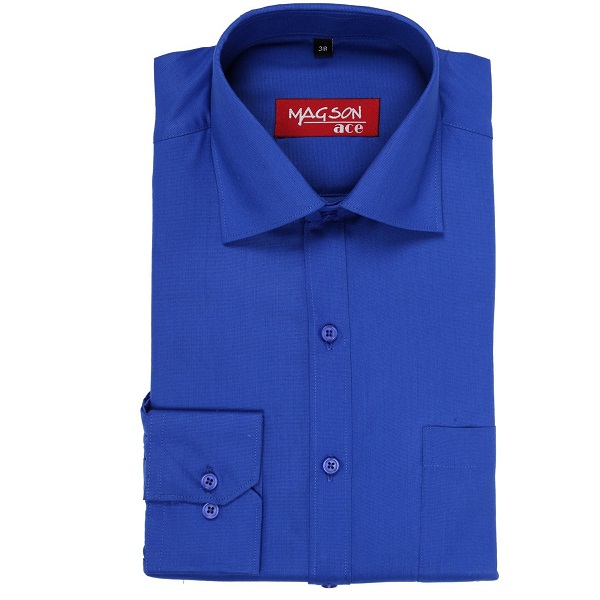 MAGSON Ace Formal Full Sleeve Imperial Blue Shirt