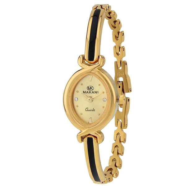 Espoir Makani Collection Analog Gold Dial Womens Watch