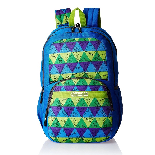 American Tourister Hashtag Blue Casual Backpack
