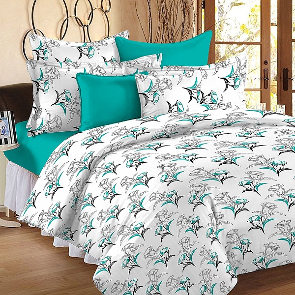 StoryHome Double Bedsheets with 2 Pillow Covers