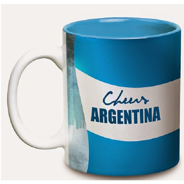 Hot Muggs Cheers Argentina Ceramic Flags Mug