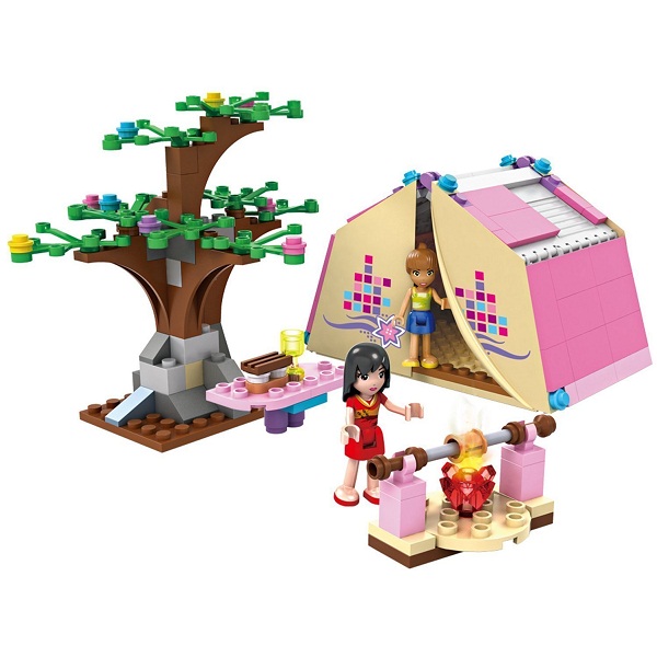 Saffire Girls Picnic Play Campers Building Blocks