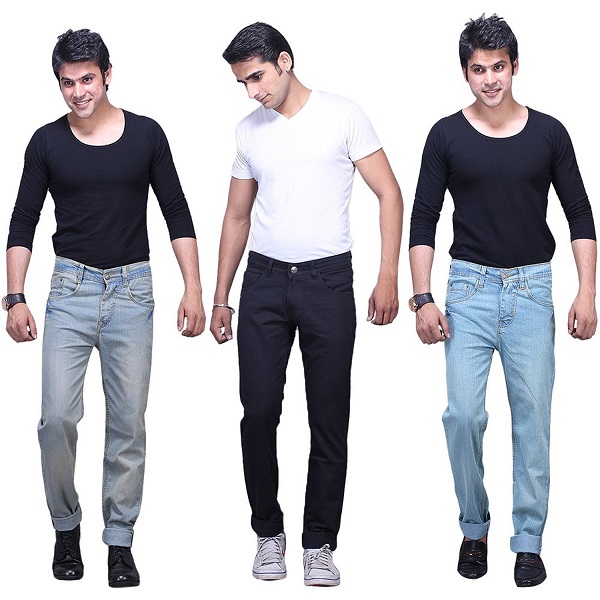 XCROSS Mens Slim Fit Jeans Combo Pack of 3
