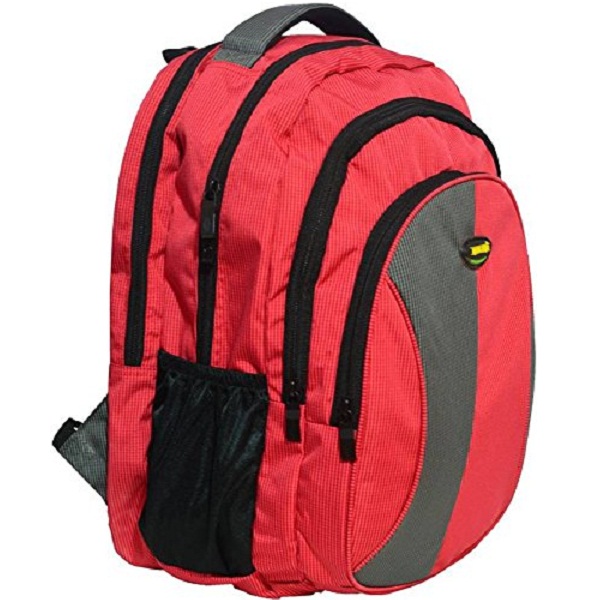 Newera Polyester 40 Ltrs Waterproof Red School Bags