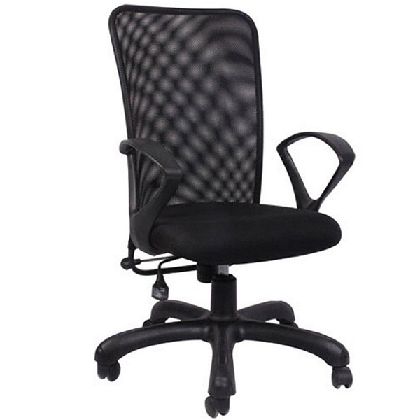 Hetal Enterprises Mesh Metal Medium Back Office Chair