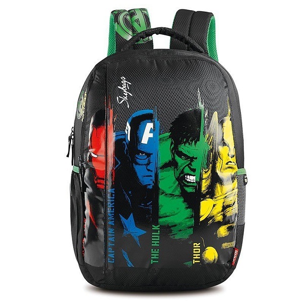Skybags SB Marvel Avengers 26 Ltrs Black Casual Backpack