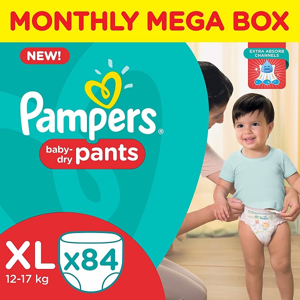 Pampers XL Size Diaper Pants Monthly Box Pack