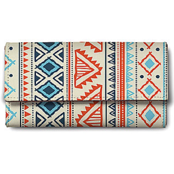 Vector Tribal Ethnic Pattern Ladies Wallet