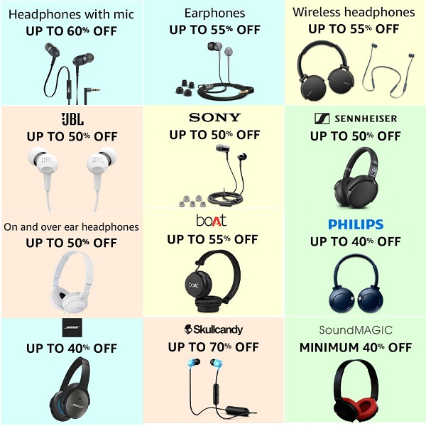 Best Deals on Headphones And Earphones