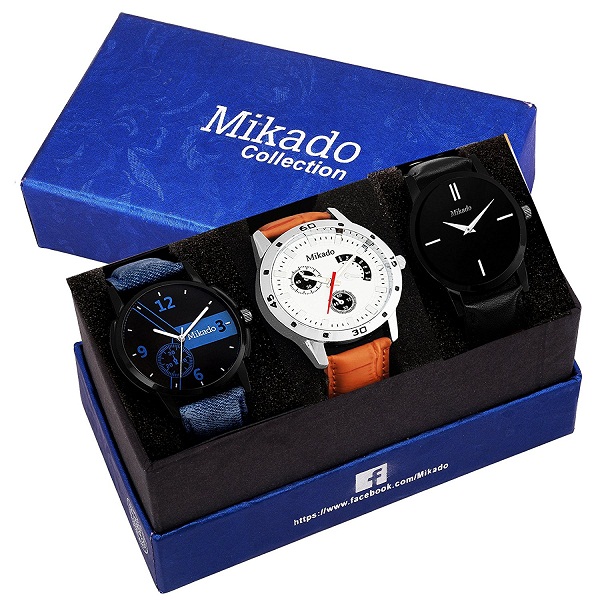 Mikado Multicolor Fashionable watches combo