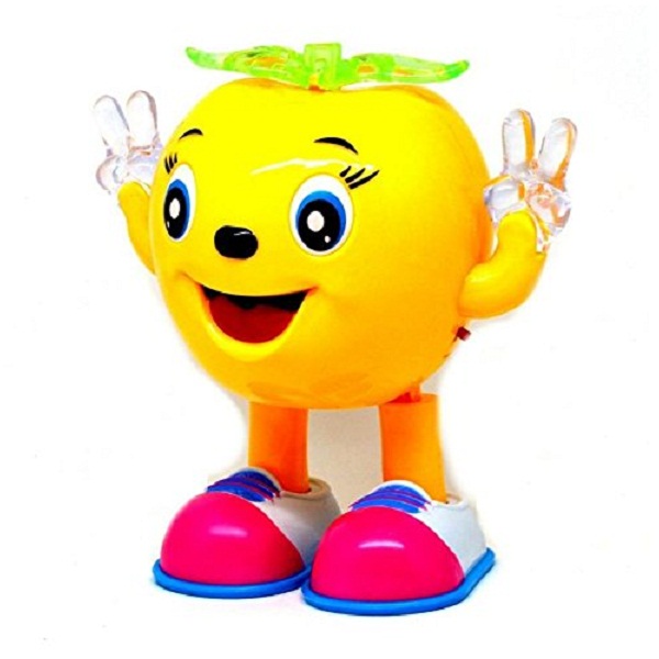 Musical Cartoon Dancing Apple with Colorful Lights Gift Toy for Kids