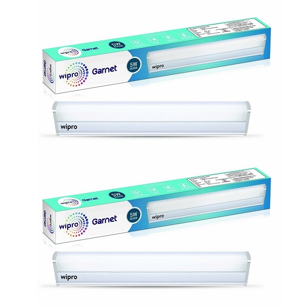 Wipro Garnet 5 Watt LED Batten Pack of 2