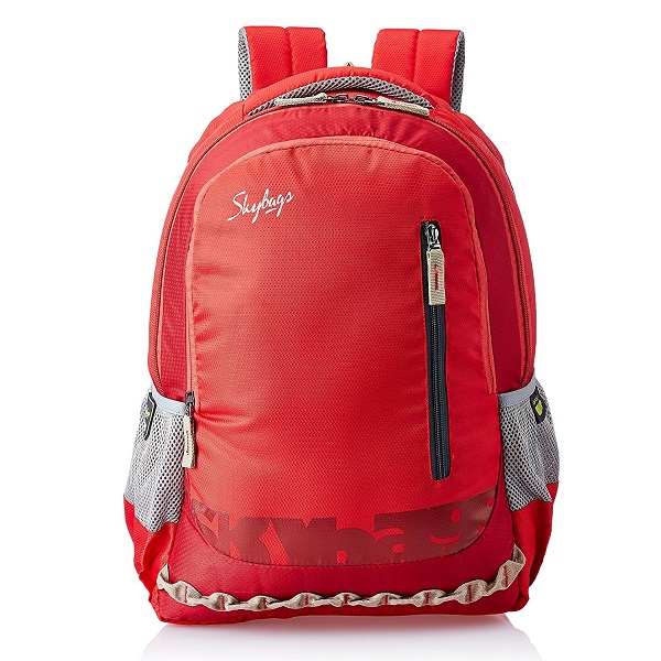 Skybags Red Laptop Backpack