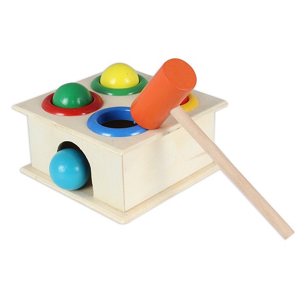 BAYBEE Wooden Hammer Case Toy For Kids