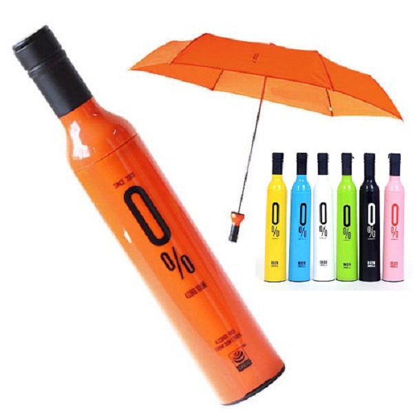 A2zonlineking Nylon Wine bottle design Umbrella