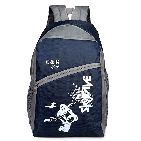 Chris Nd Kate Polyester 26 Ltr Blue School Backpack