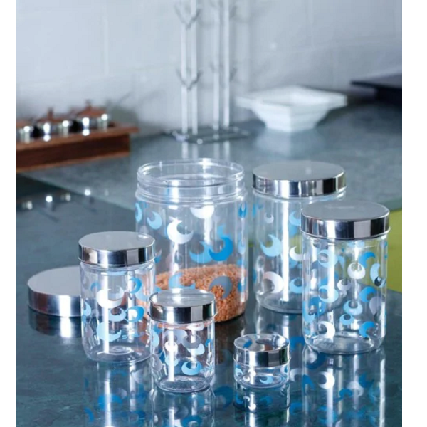 Steelo Transparent Storage Container Set of 34