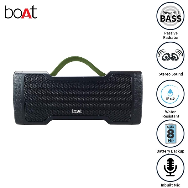 Boat Stone 1000 Bluetooth Speaker with Monstrous Sound