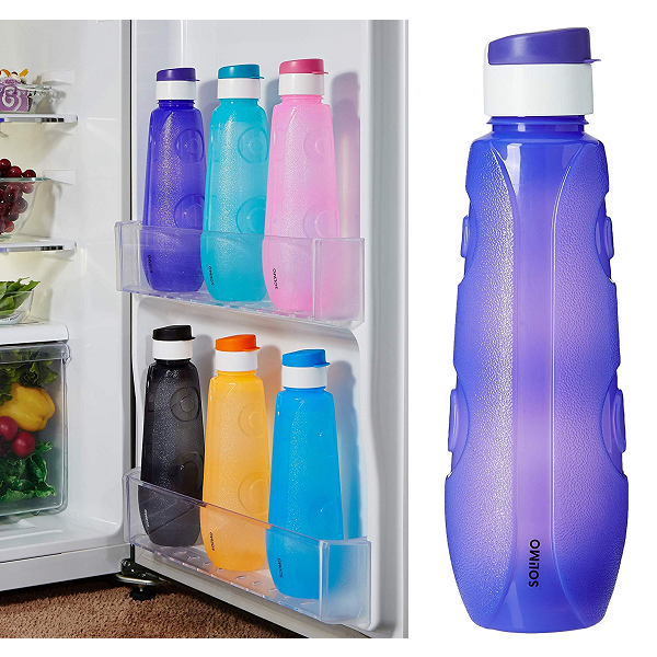 Solimo Plastic Water Bottles Set of 6 1L