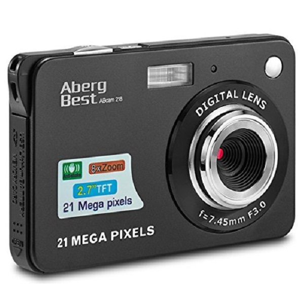 AbergBest 21 Mega Pixels Rechargeable HD Digital Camera