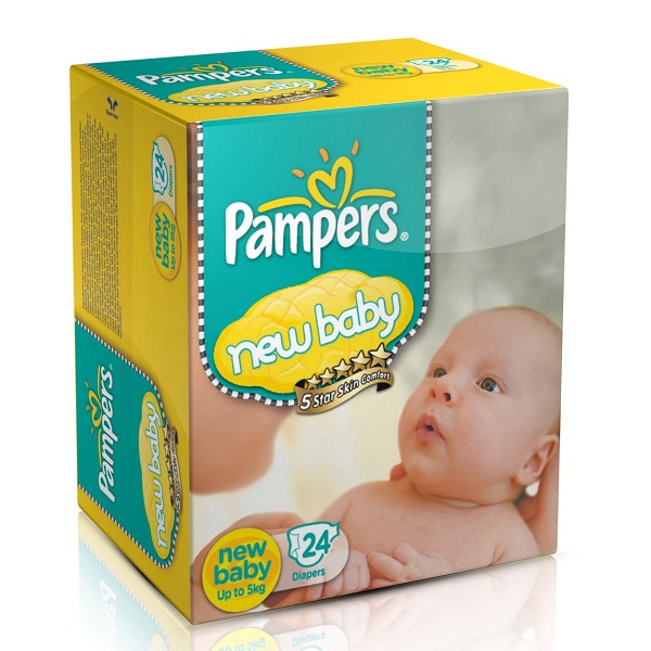 Pampers New Baby Diapers 24 Count